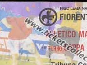C3 1989-90 Fiorentina Atlético de Madrid