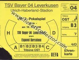 C3 1987-88 Bayer Leverkusen Espanyol