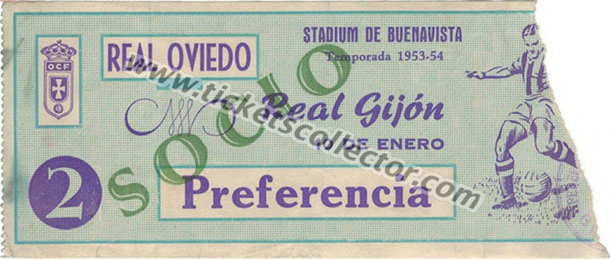 1954 01 10 Oviedo Sporting
