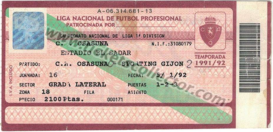 1991osasuna sp